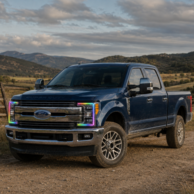 Lighting Trendz 2017+ Ford Super Duty Halo LED Kit - Custom main image
